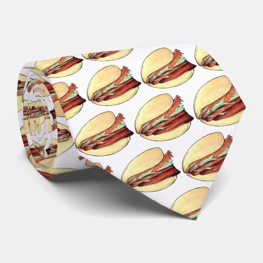 グアバオポークベリーパン中国の台湾料理 ネクタイ (ロール)