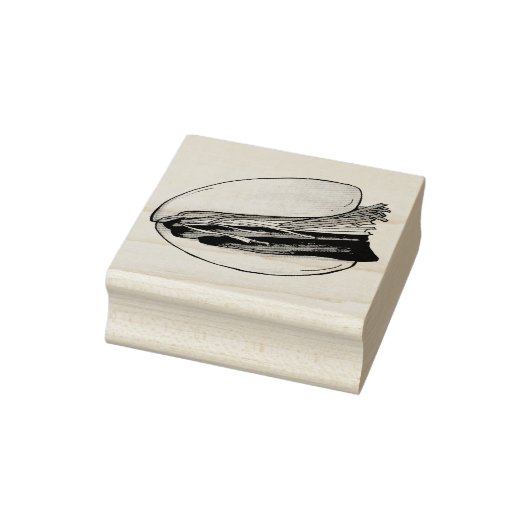 グアバオポークベリーパン中国の台湾料理 ラバースタンプ (スタンプ)