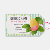 グアバフルーツキャニング瓶ラベル ギフトタグ (正面(横))