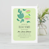 グアバフルーツピンクグリーンブライダルシャワー 招待状 (スタンド正面)