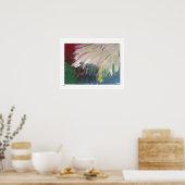 グアムのクリスマス、オリジナル絵画。 ポスター (キッチン)