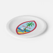 グアムのシール ペーパープレート (アングル)