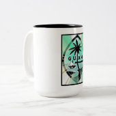 グアムのシールw日曜日光線 ツートーンマグカップ (正面左)