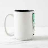 グアムのシールw日曜日光線 ツートーンマグカップ (左)
