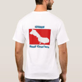 グアムのダイバー Tシャツ (裏面)