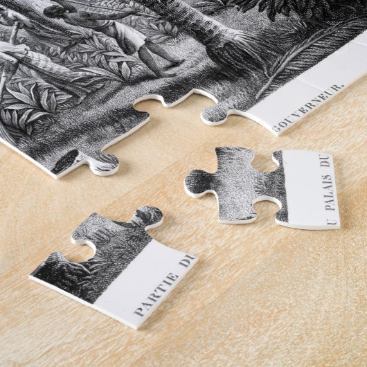 グアムの島: tの庭の仕事の先住民 ジグソーパズル (側面)