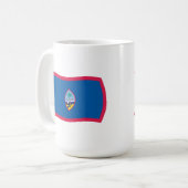 グアムの旗マグ コーヒーマグカップ (正面左)