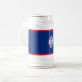 グアムの旗 ビールジョッキ (正面左)