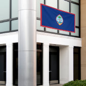 グアムの旗 横断幕 (ビルの外側)