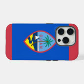 グアムの旗 Case-Mate Apple iPhone 15 Pro カー iPhoneケース (裏面横)