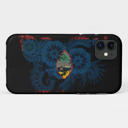 グアムの旗 Case-Mate iPhoneケース (裏面(横))