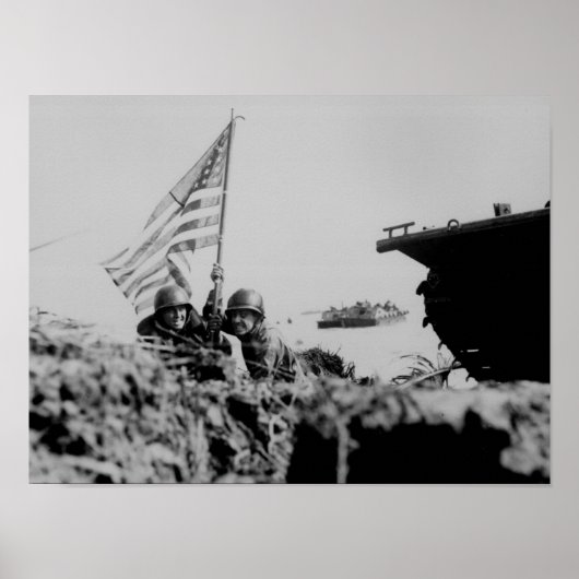 グアムの第1国旗 ポスター (正面)