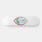 グアムの紋章付き外衣 スケートボード (横)