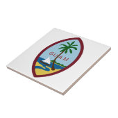 グアムの紋章付き外衣 タイル (側面)