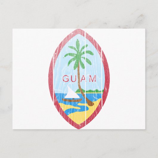 グアムの紋章 ポストカード (正面)