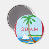 グアムの紋章 マグネット (正面/裏面)