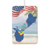 グアムグアマニアシャモロカーアクセサリ カーエアーフレッシュナー (正面)