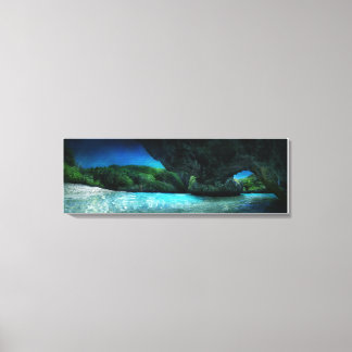 グアムステッスペインのプパノラマ キャンバスプリント