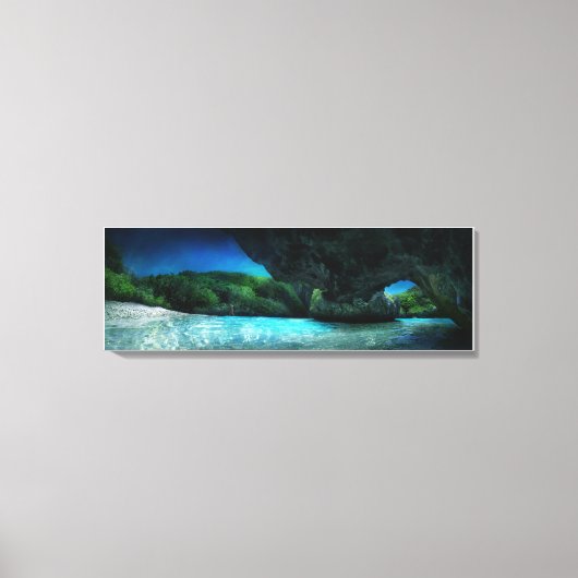 グアムステッスペインのプパノラマ キャンバスプリント (正面)