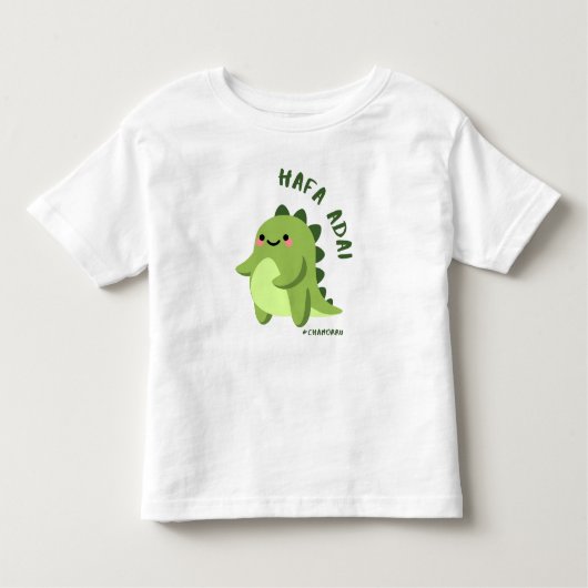 グアムハファダイ！（こんにちは！）Tシャツ トドラーTシャツ (正面)