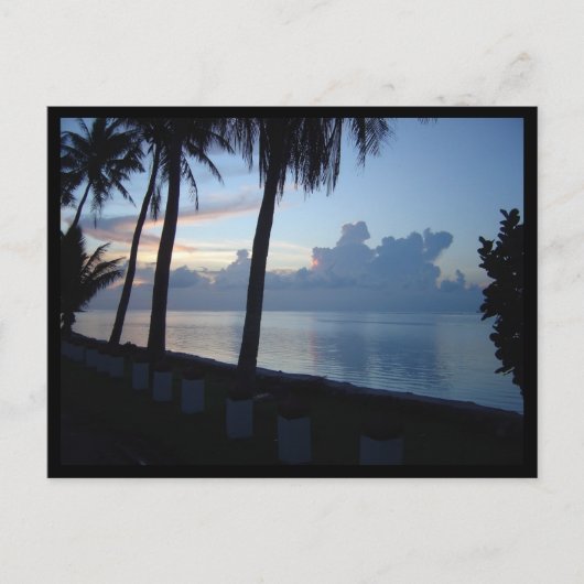 グアムビーチパークサンセット ポストカード (正面)
