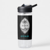 グアムフィットネス&グアムの紋章/旗 ウォーターボトル (左面)