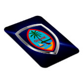 グアムメトタリックのエンブレム マグネット (右側)