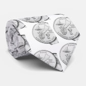 グアム四分の一のタイ ネクタイ (ロール)