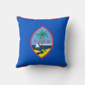 グアム国旗のアメリカのモーメント城ピロー クッション (裏面)