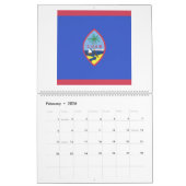 グアム国旗のエンブレム カレンダー (2月 2026)