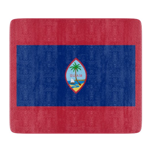 グアム国旗 カッティングボード (正面)