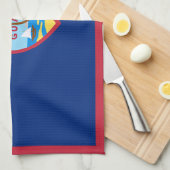 グアム国旗 キッチンタオル (四つ折り)