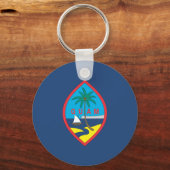 グアム国旗 キーホルダー (正面)