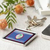 グアム国旗 キーホルダー (側面)