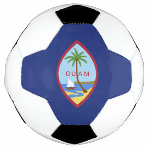グアム国旗 サッカーボール