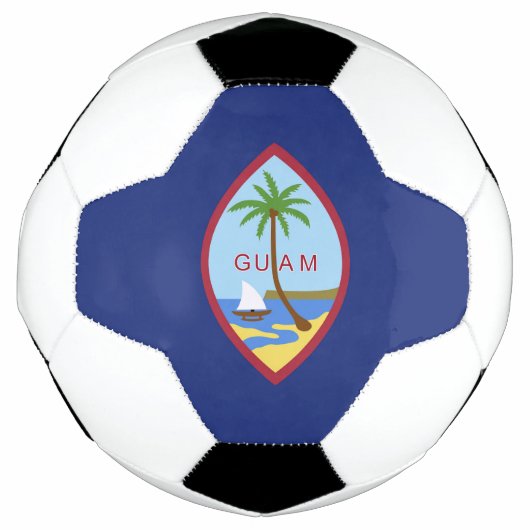 グアム国旗 サッカーボール (正面)