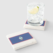 グアム国旗 ストーンコースター (横)