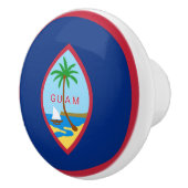 グアム国旗 セラミックノブ (右)