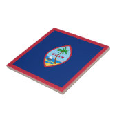 グアム国旗 タイル (側面)