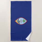 グアム国旗 ビーチタオル (正面)