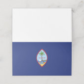 グアム国旗 プレイスカード (外部開封)