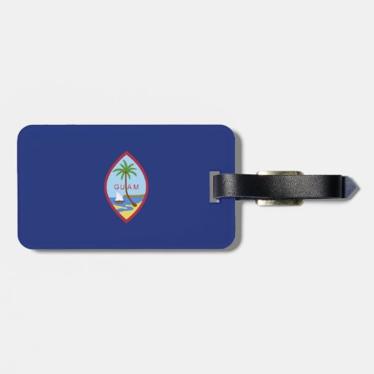 グアム国旗 ラゲッジタグ (裏面横)