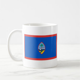 グアム国旗~地図マグカップ コーヒーマグカップ
