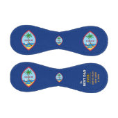 グアム最高のパパ、愛国的な米国、グアマニア国旗 野球ボール (パネル)