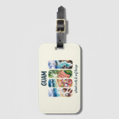グアム – アイランドルーツ&リーフブリーズ ラゲッジタグ (正面縦)