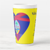 グアム コーヒータイム カフェラテマグ (正面)