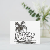 グアムb&w ポストカード (スタンド正面)