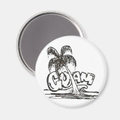 グアムb&w マグネット (正面/裏面)