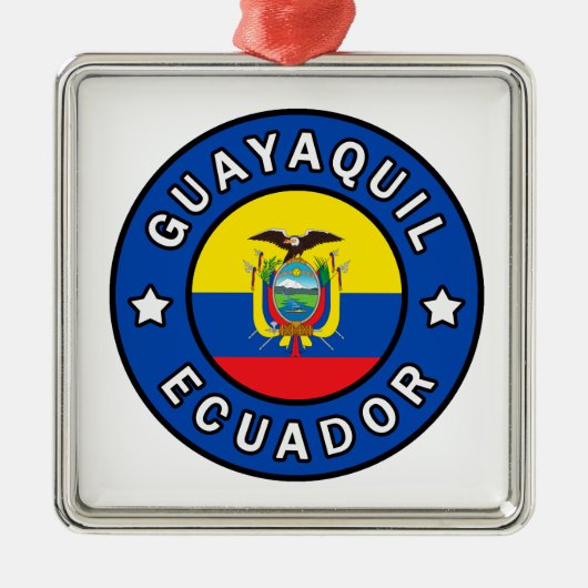 グアヤキルエクアドル メタルオーナメント (正面)