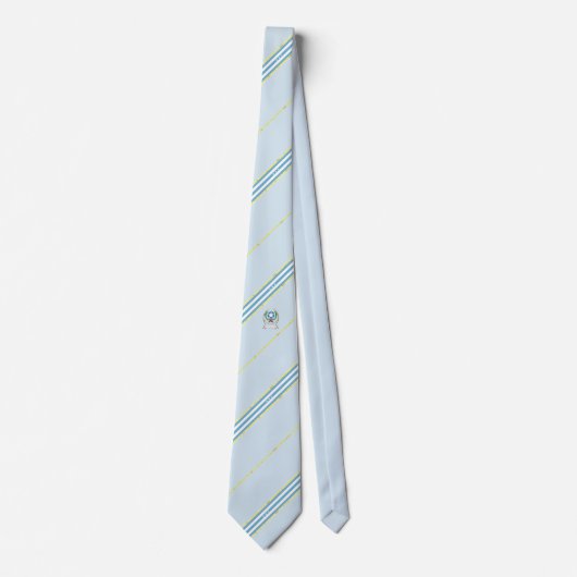 グアヤキルストライプ国旗 ネクタイ (正面)